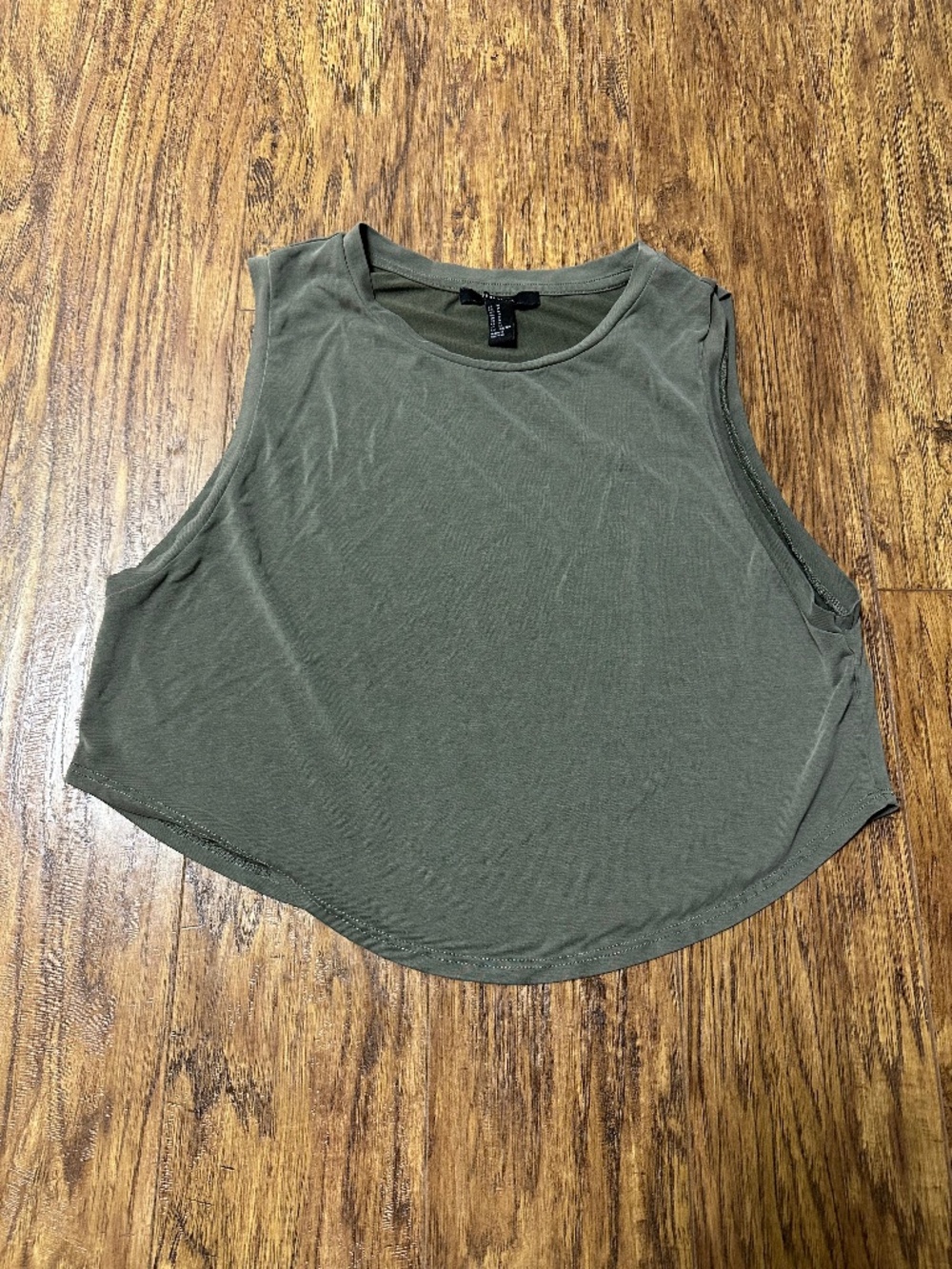Forever 21 Women's Tank Top Army Green Size Medium